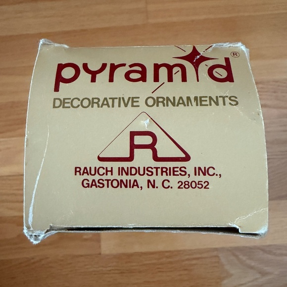 Vintage Christmas Tree Topper Unbreakable Made in Italy Red Silver Glitter - Picture 5 of 14